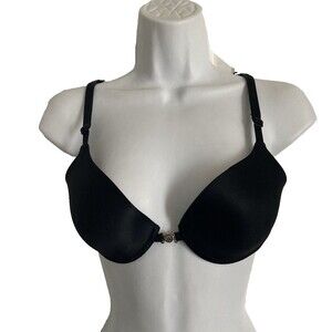 La Vie en Rose Body Rose black Magnetic front closure push up bra Size 34A